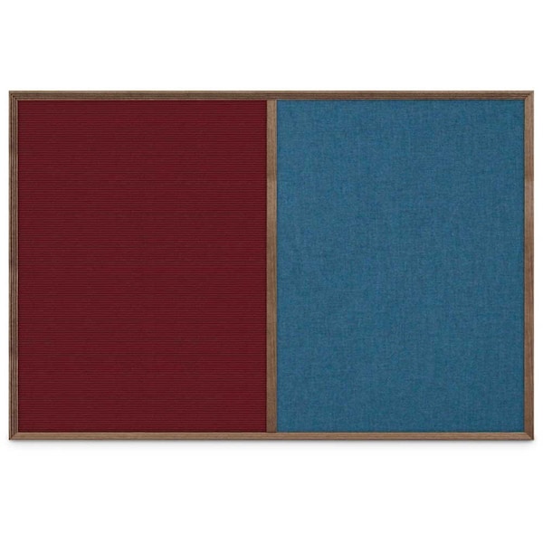 Slim Style Indoor Enclosed Corkboard, 24